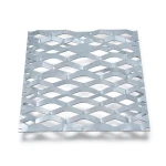 Galvanized Steel Expanded Metal Mesh Thickness 5.8 mm Width 1.22 M Length 6 M