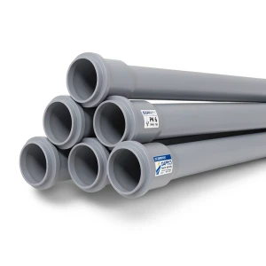 UPVC Pipes PN 6 Bar Size 200 mm Thickness 5.9 mm Gray Color | SAPPCO