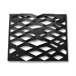 Hot Rolled Black Steel Expanded Metal Mesh Thickness 4.8 mm Width 1.22 m Length 7 m