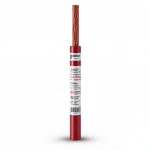 Stranded Copper Wire, 120mm2 Size Conductor, 450/750V, PVC Insulation, Red Color | Jeddah Cables