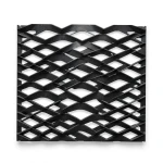 Hot Rolled Black Steel Expanded Metal Mesh Thickness 5.8 mm Width 1.22 m Length 2 m