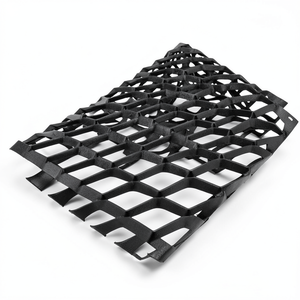 Hot Rolled Black Steel Expanded Metal Mesh Thickness 5.8 mm Width 1.22 m Length 3 m