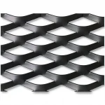 Hot Rolled (Black) Steel Expanded Metal Mesh  [Watad] Thickness 1.2 mm Width 1.22 meter Length 4 meter | Bait Al Tatawor Company