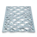 Galvanized Steel Expanded Metal Mesh Thickness 5.8 mm Width 1.22 m Length 4 m