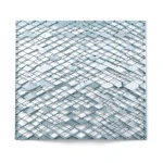 Galvanized Steel Expanded Metal Mesh Thickness 5.8 mm Width 1.22 m Length 5 m