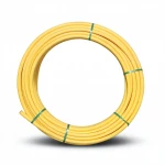 لفة أنابيب HDPE المنى ضغط 8 بار [PE 80] قطر خارجي 140 مم سماكة 12.7 مم لون أصفر  