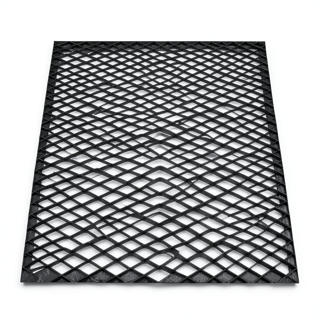 Hot Rolled Black Steel Expanded Metal Mesh Thickness 4.8 mm Width 1.22 m Length 4 m