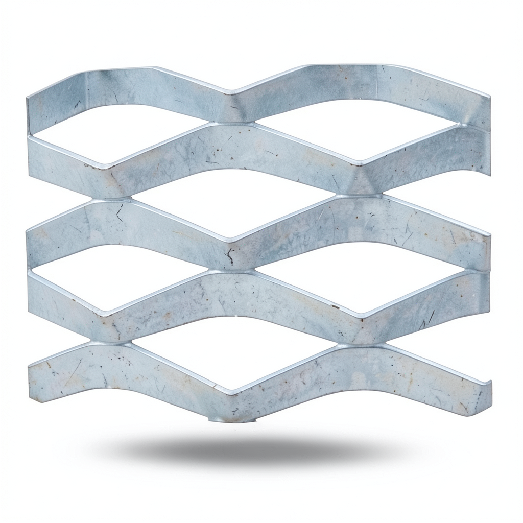 Galvanized Steel Expanded Metal Mesh Thickness 6 mm Width 1.22 m Length 4 m