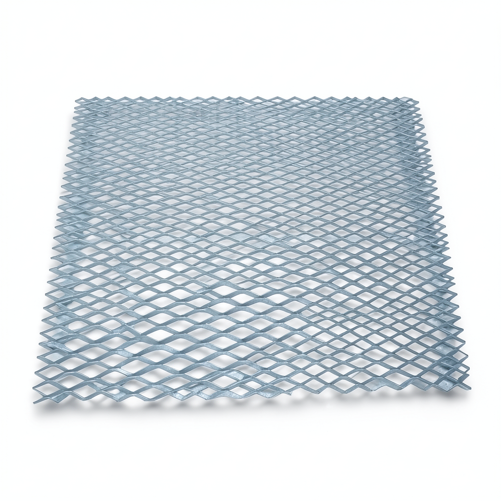 Galvanized Steel Expanded Metal Mesh Thickness 6 mm Width 1.22 M Length 5 M