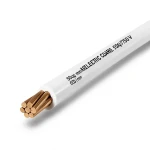 سلك كهرباء مجدول 50 sq mm 450/750 فولت، موصل نحاس، عزل PVC، لون أبيض | مجموعة كابلات الرياض