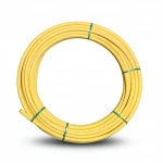 لفة أنابيب HDPE ضغط  4.8 بار [PE 80] قطر خارجي 25 مم سمك 2.3 مم لون أصفر | مصنع المنى