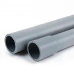 انابيب UPVC للتمديدات الكهربائية الوطني جدول 40  مقاس 1 إنش سمك 0.38  مم لون رمادي