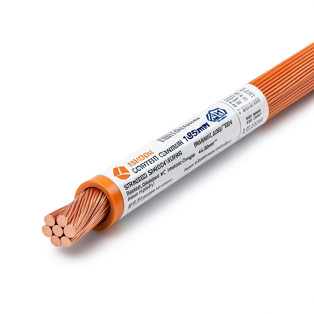 Stranded Single Wire 185mm 450/750V Copper Conductor PVC Insulated Orange | Riyadh Cables Group
