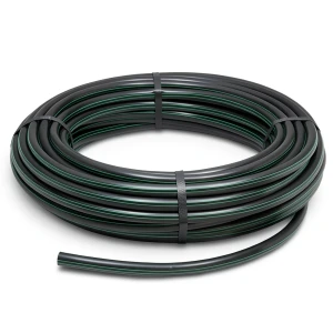 لفة أنابيب بلاستيك HDPE ضغط 3.9 بار PE 63 قطر 140 مم SDR 21 لون أسود