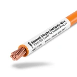 لفة سلك مفرد مجدول 95 ملم 450/750 فولت موصل نحاس عزل PVC لون برتقالي | مجموعة كابلات الرياض
