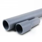 مواسير UPVC لانظمة الصرف الصحي الوطني  ضغط 20 بار  قطر خارجي 25 مم سمك 2.3 مم لون رمادي