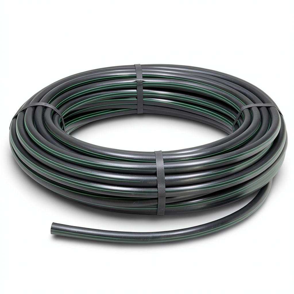 HDPE Polyethylene Coil Pipe Nominal Pressure 6.2 Bar PE 63 OD 63 mm SDR 13.6 Black