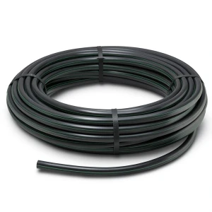 لفة أنابيب HDPE ضغط 6.2 بار PE 63 قطر خارجي 140 مم SDR 13.6 لون أسود