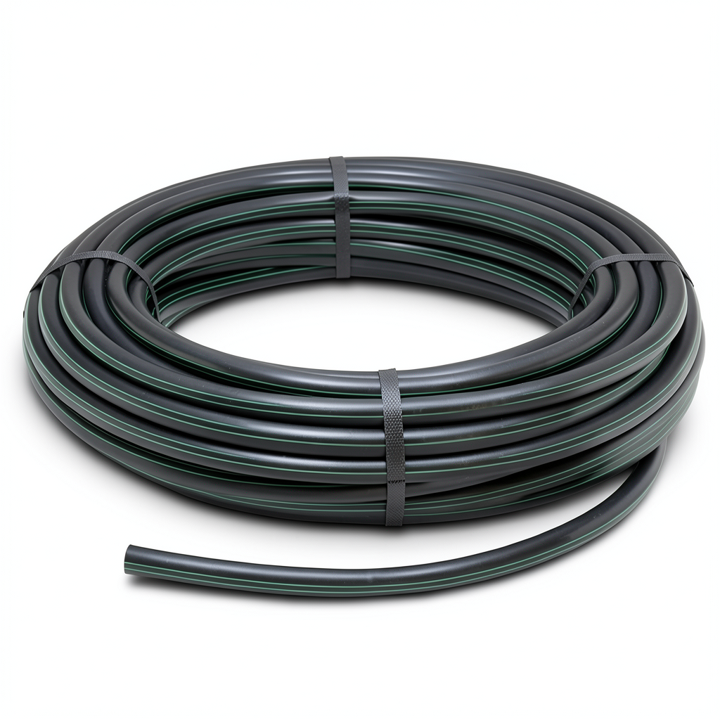 لفة أنابيب بلاستيك HDPE ضغط 6.2 بار PE 63 قطر خارجي 160 مم SDR 13.6 لون أسود