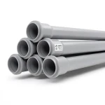أنابيب UPVC ضغط 10 بار قطر 225 مم سمك 10.8 مم لون رمادي | سابكو