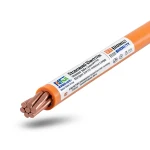 لفة سلك كهرباء مفرد مجدول 25mm 450/750 فولت موصل نحاس عزل PVC لون برتقالي | مجموعة كابلات الرياض