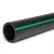 HDPE Polyethylene Pipe PN 6.2 Bar PE 63, 450 mm SDR 13.6 Black with Green Stripes - Image 1