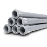 أنابيب UPVC ضغط 10 بار قطر 200 مم سماكة 9.6 مم لون رمادي | سابكو