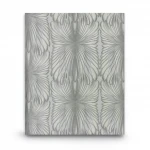 Italian Wallpaper Gray Color Classic Design, Size 10mx1.06m, Model RC19008