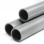UPVC Plastic Pipe Aqtar Najd for pipes store  Size   125 mm Thickness 2.5 mm Gray Color
