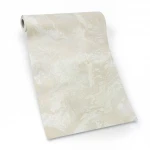 Patterned wallpaper, light beige color, length 10 m, width 1.06 m, model 83660