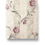 Floral Wallpaper Beige Color 10m x 1.06m Model 5438