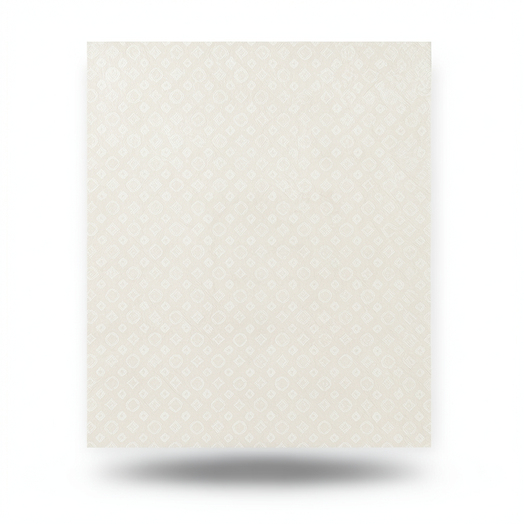 Wall Decoration Patterned Design 10 m x 1.06 m Pale Beige