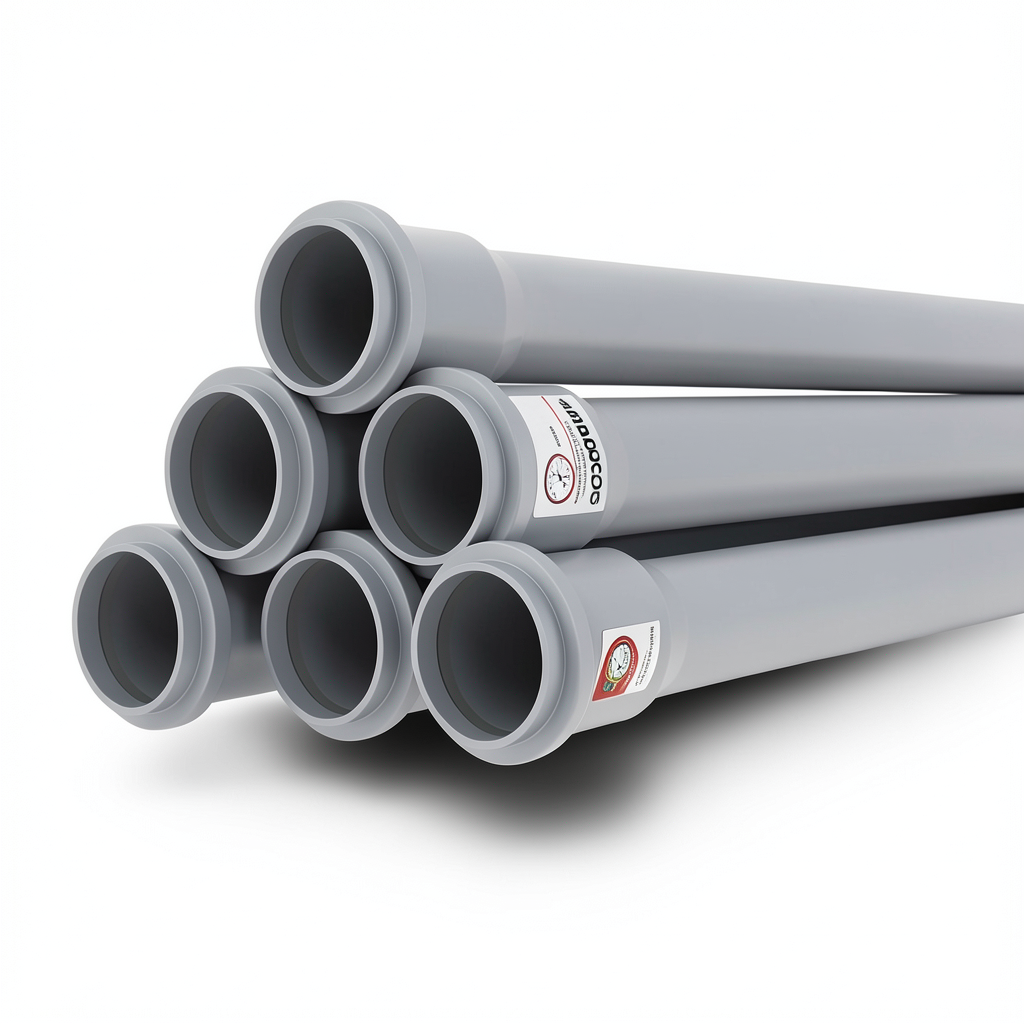 UPVC Pipes PN 10 Bar Size 25 mm Thickness 1.5 mm Gray Color | SAPPCO