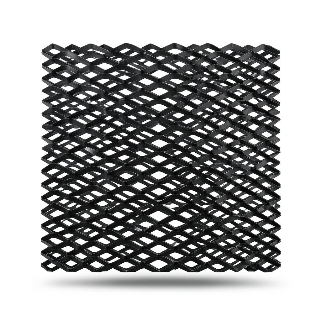 Hot Rolled Black Steel Expanded Metal Mesh Thickness 5.8 mm Width 1.22 m Length 7 m