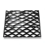 Hot Rolled Black Steel Expanded Metal Mesh Mazyoon Thickness 5.8 mm Width 1.22 m Length 5 m