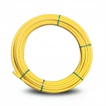 HDPE Coil Pipe  Nominal Pressure 4.8 Bar [PE 80] Outside Diameter 20 mm Thickness 2.3 mm Color Yellow | Almona Factory