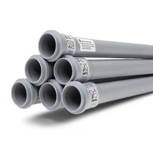 UPVC Pipes PN 10 Bar Size 40 mm Thickness 1.9 mm Gray Color | SAPPCO