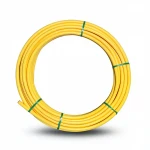 لفة أنابيب بلاستيك HDPE ضغط  4.8 بار [PE 80] قطر خارجي 40 مم سمك 2.3 مم لون أصفر | مصنع المنى