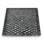 Hot Rolled (Black) Steel Expanded Metal Mesh  [Mazyoon] Thickness 6 mm Width 2.44  meter Length 6 meter | Bait Al Tatawor Company