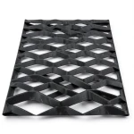 Hot Rolled Black Steel Expanded Metal Mesh Thickness 6 mm Width 1.22 m Length 4 m