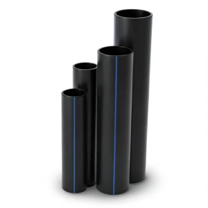 مواسير HDPE SDR 11 قطر خارجي 400 مم سمك 36.3 مم لون أسود