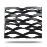 Hot Rolled Black Steel Expanded Metal Mesh Thickness 6 mm Width 1.22 m Length 2 m
