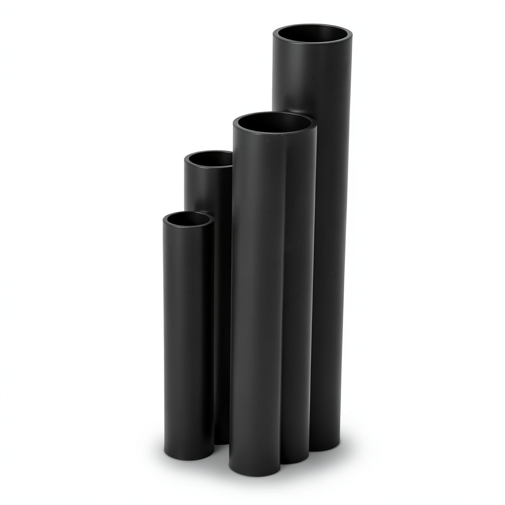 مواسير HDPE SDR 11 قطر خارجي 450 مم سمك 40.9 مم لون أسود