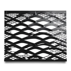 Hot Rolled Black Steel Expanded Metal Mesh 6 mm Thickness 5 meter Length 1.22 meter Width