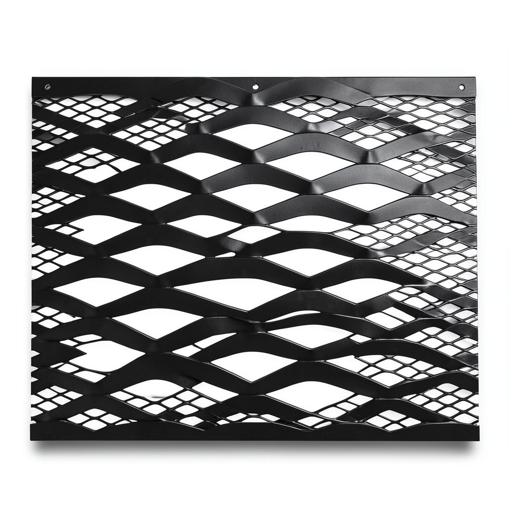 Hot Rolled Black Steel Expanded Metal Mesh 6 mm Thickness 5 meter Length 1.22 meter Width