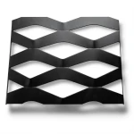 Hot Rolled Black Steel Expanded Metal Mesh Thickness 6 mm Width 1.22 m Length 3 m
