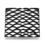 Hot Rolled Black Steel Expanded Metal Mesh Thickness 6 mm Width 1.22 m Length 4 m