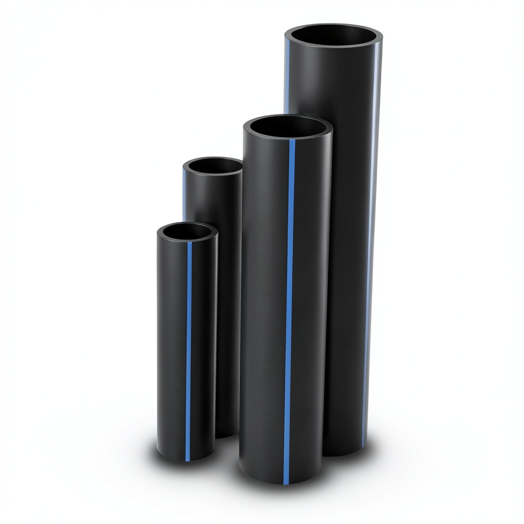 مواسير HDPE SDR 11 قطر خارجي 710 مم سمك 64.5 مم لون أسود