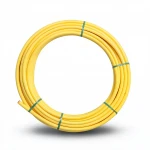 HDPE Plastic Coil Pipe  Nominal Pressure 4.8 Bar [PE 80] OD 90 mm Thickness 5.2 mm Color Yellow | Almona Factory
