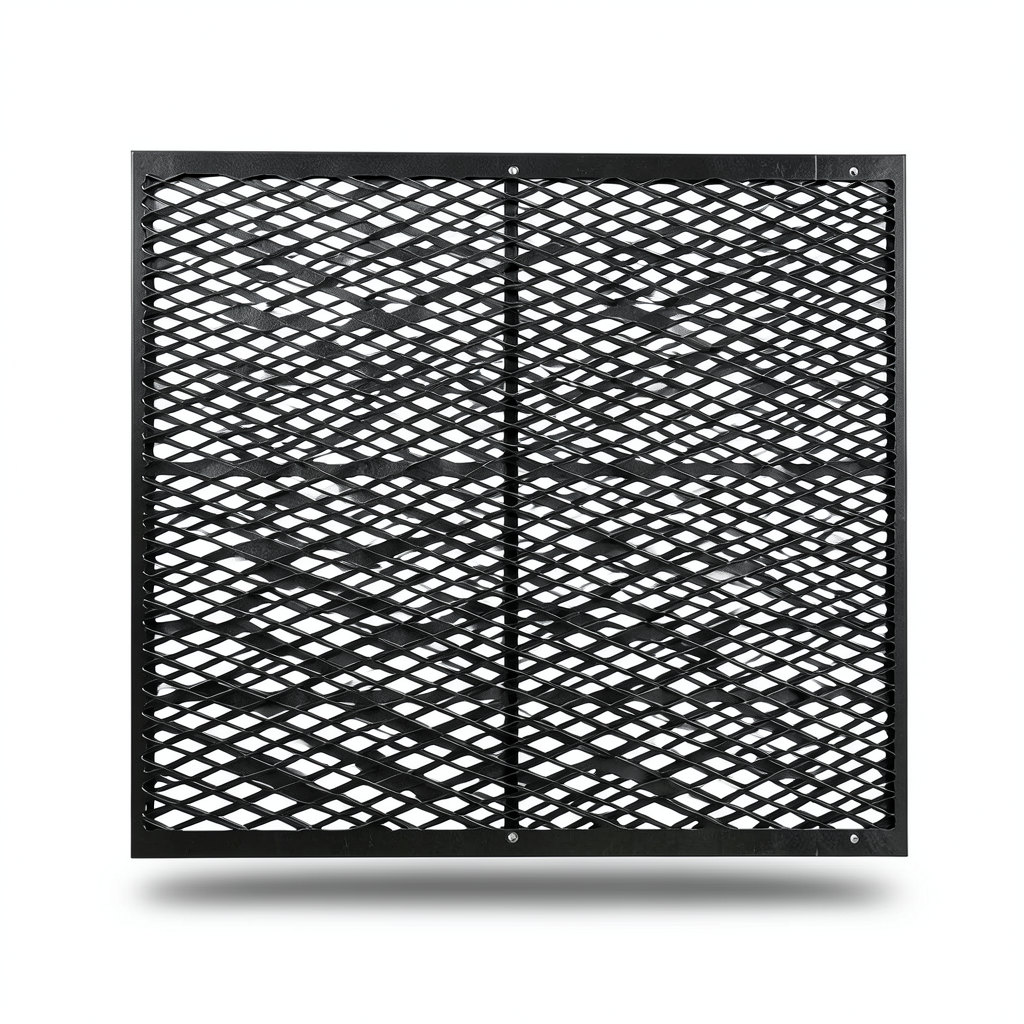 Hot Rolled Black Steel Expanded Metal Mesh Mazyoon Thickness 5.8 mm Width 1.22 m Length 5 m